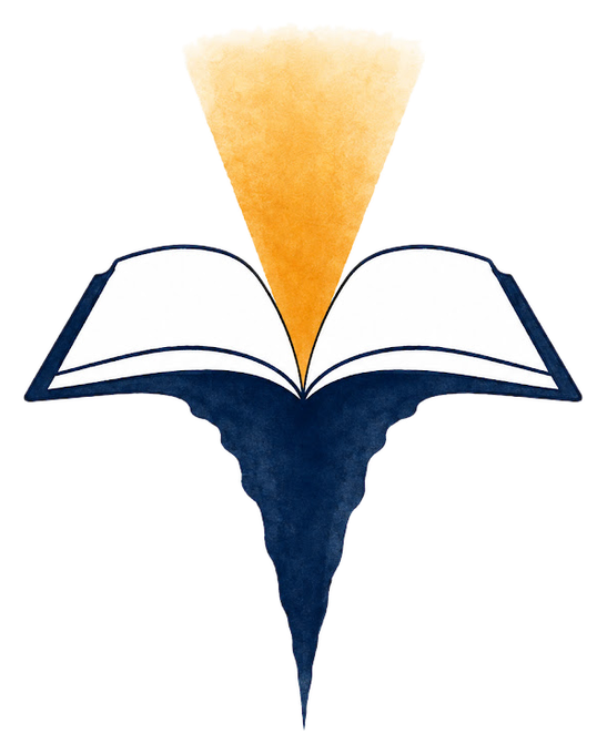 Bibel Tiefgang – aufgeschlagene Bibel mit aufsteigendem Licht