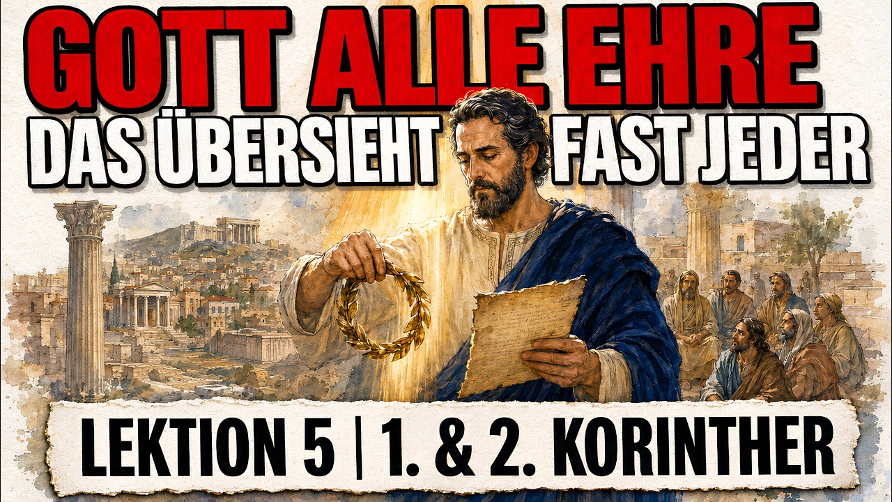 Vorschaubild: Sabbatschule Lektion 5 „Gott alle Ehre" | Bibelstudien 1. und 2. Korinther (Q3 2026)